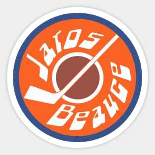 Defunct Beauce Jaros Hockey 1975 Sticker
